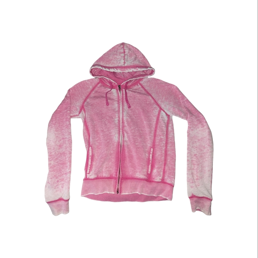 Aeropostale Pink Zip Up Sweatshirt Size Medium